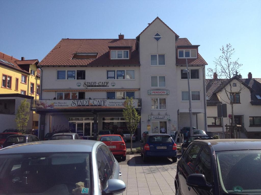 Stadtcafe Pension Grünstadt Exterior foto